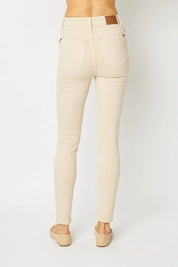 Judy Blue Full Size Garment Dyed Tummy Control Skinny Jeans | Jeans Daverri Fashions