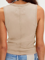 Solid V-Neck Tank | Tank Tops Daverri Fashions