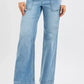 RISEN Full Size High Rise Straight Leg Jeans with Front Pockets Plus Size - DAVERRI FASHIONS