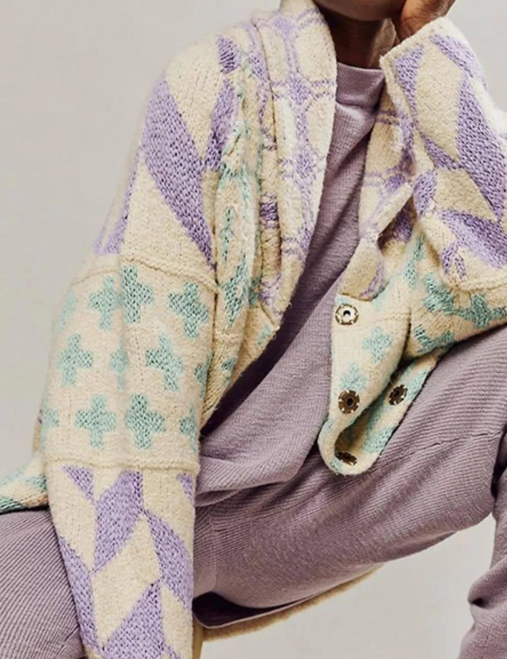 Collared Neck Long Sleeve Cardigan | Cardigans Daverri Fashions