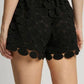 Umgee Full Size Polka Dot Lace Shorts Plus Size Shorts