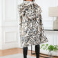 Thermal Leopard Faux Fur Hooded Coat - DAVERRI FASHIONS