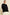 Davi & Dani High-Low Round Neck Drop Shoulder Sweater Black S Sweaters