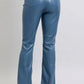 Judy Blue Full Size High Waist Tummy Control Faux Leather Bootcut Pants Plus Size