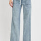 RISEN Full Size Straight Leg Jeans with Pockets Plus Size Jeans