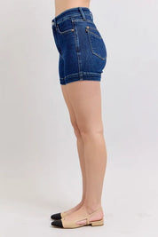 Judy Blue High Waist Tummy Control Denim Shorts | Daverri Fashions
