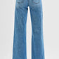 RISEN Full Size Low Rise Wide Leg Jeans - DAVERRI FASHIONS
