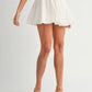 MABLE Eyelet Lace Top and Mini Skirt Set Outfit Sets