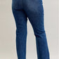 Judy Blue Full Size Mid Rise Bootcut Jeans with Welt Pockets Plus Size - DAVERRI FASHIONS