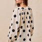 BiBi Polka Dot Exaggerated Balloon Sleeves Blouse - DAVERRI FASHIONS