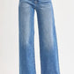 RISEN Full Size High Rise Wide Leg Jeans Plus Size - DAVERRI FASHIONS