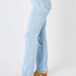 Judy Blue Full Size High Waist Distressed Straight Jeans Jeans