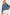 bytos Button Down Cropped Denim Jacket with Patch Pockets French Blue