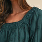 MABLE Embroidered Scalloped Lace Top and Short Set Outfit Sets
