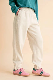 Aemi+Co Drawstring Elastic Waist Joggers | Joggers Daverri Fashions