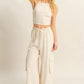 HYFVE Crop Top and Cargo Pants Set Outfit Sets