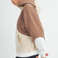 Aemi + Co Color Block Hoodie with Kangaroo Pocket - DAVERRI FASHIONS