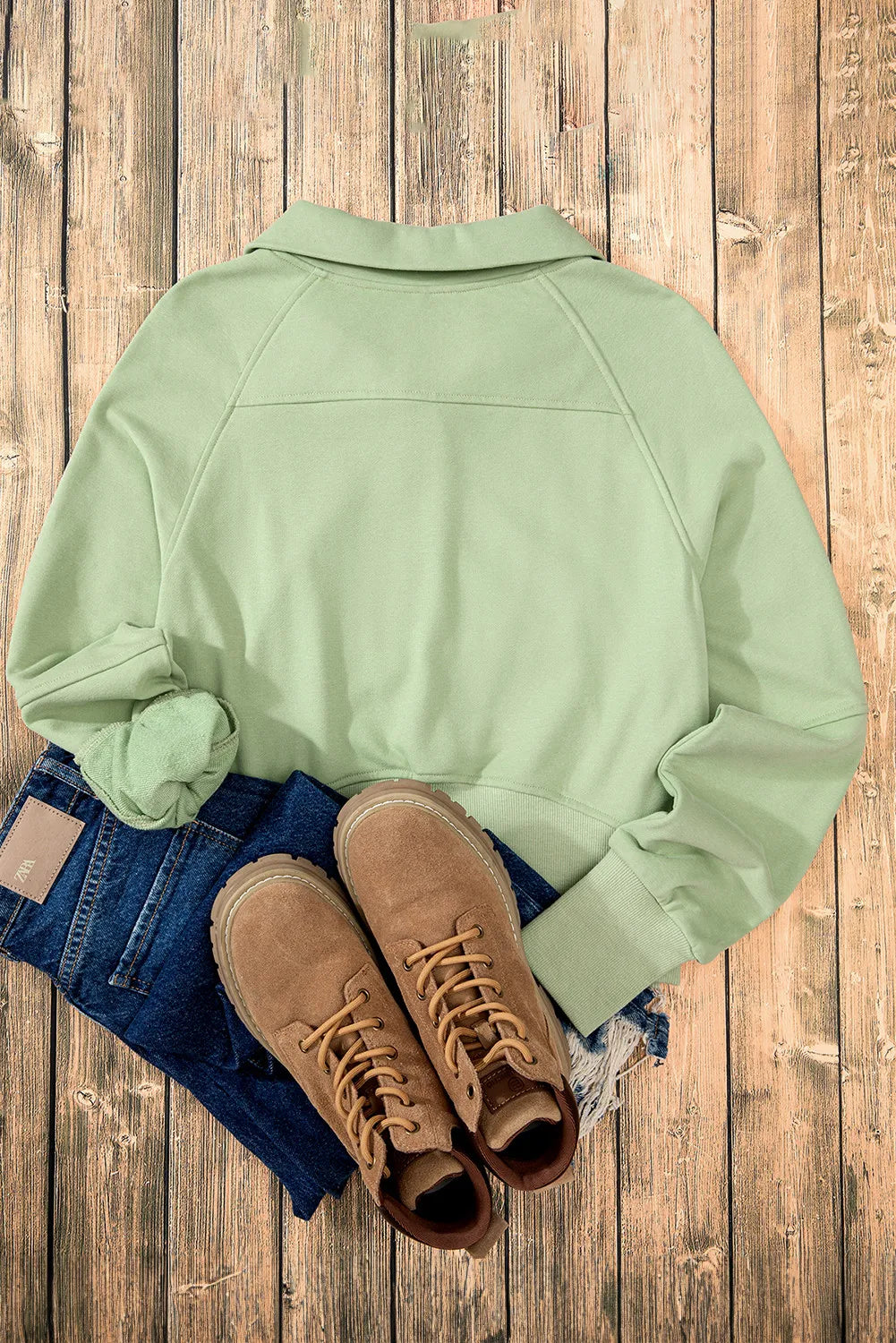 Half Zip Long Sleeve Sweatshirt | Sweatshirts Daverri Fashions