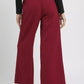 Umgee Cable Knit Textured Wide Leg Pants - DAVERRI FASHIONS