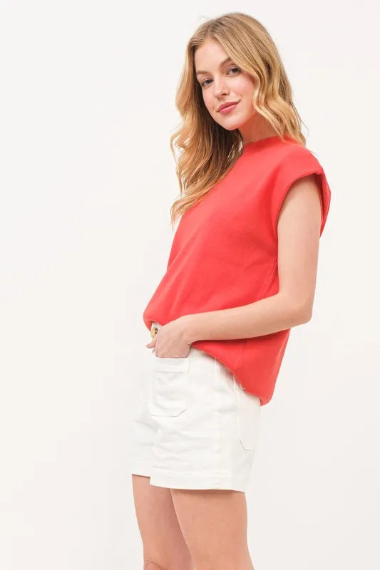 And The Why Muscle Sweater Tank Sweaters