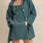 Tie Shoulder Mini Dress and Long Sleeve Top Set - DAVERRI FASHIONS