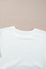 White French Terry Color Block Long Sleeve Top | Sweatshirts Daverri Fashions