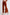 Umgee High Rise Elastic Waist Flare Pants Terracotta