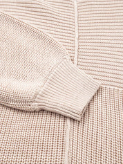 Texture Knitted Dropped Shoulder Sweater | Sweaters Daverri Fashions
