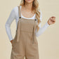 Double Take Textured Shortalls Plus Size Shortalls