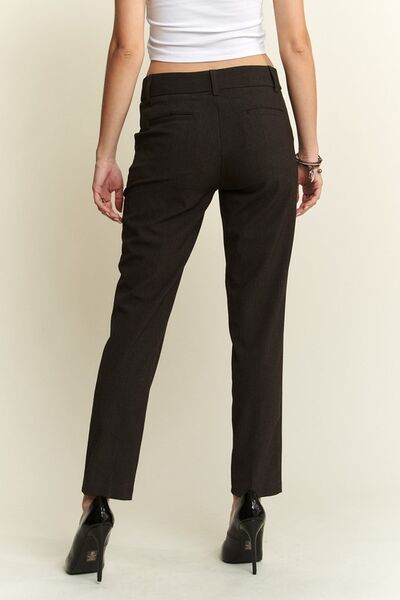 ADORA Zipper Skinny 2 Pockets Pants