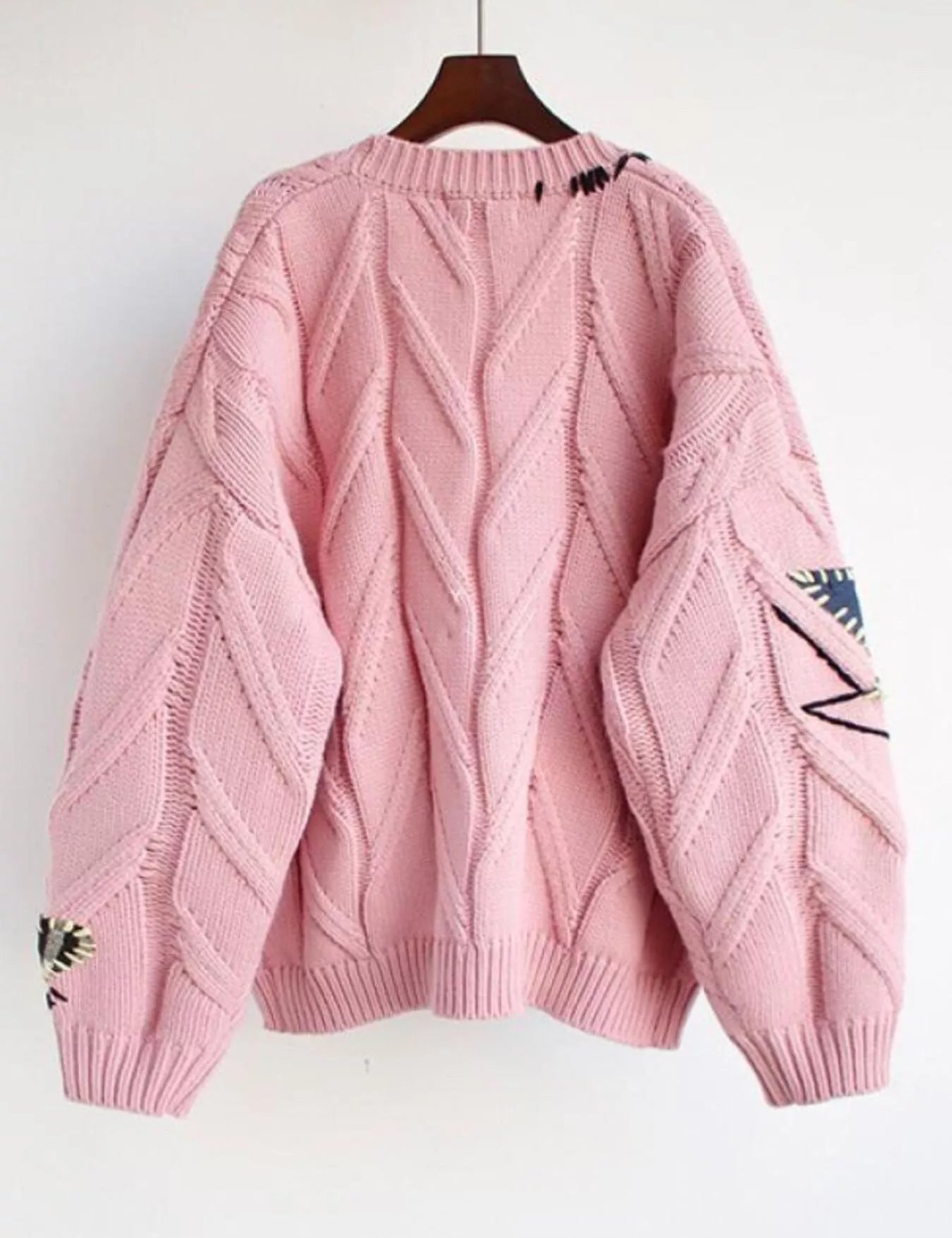 Cable Knit Button Up Cardigan | Cardigans Daverri Fashions