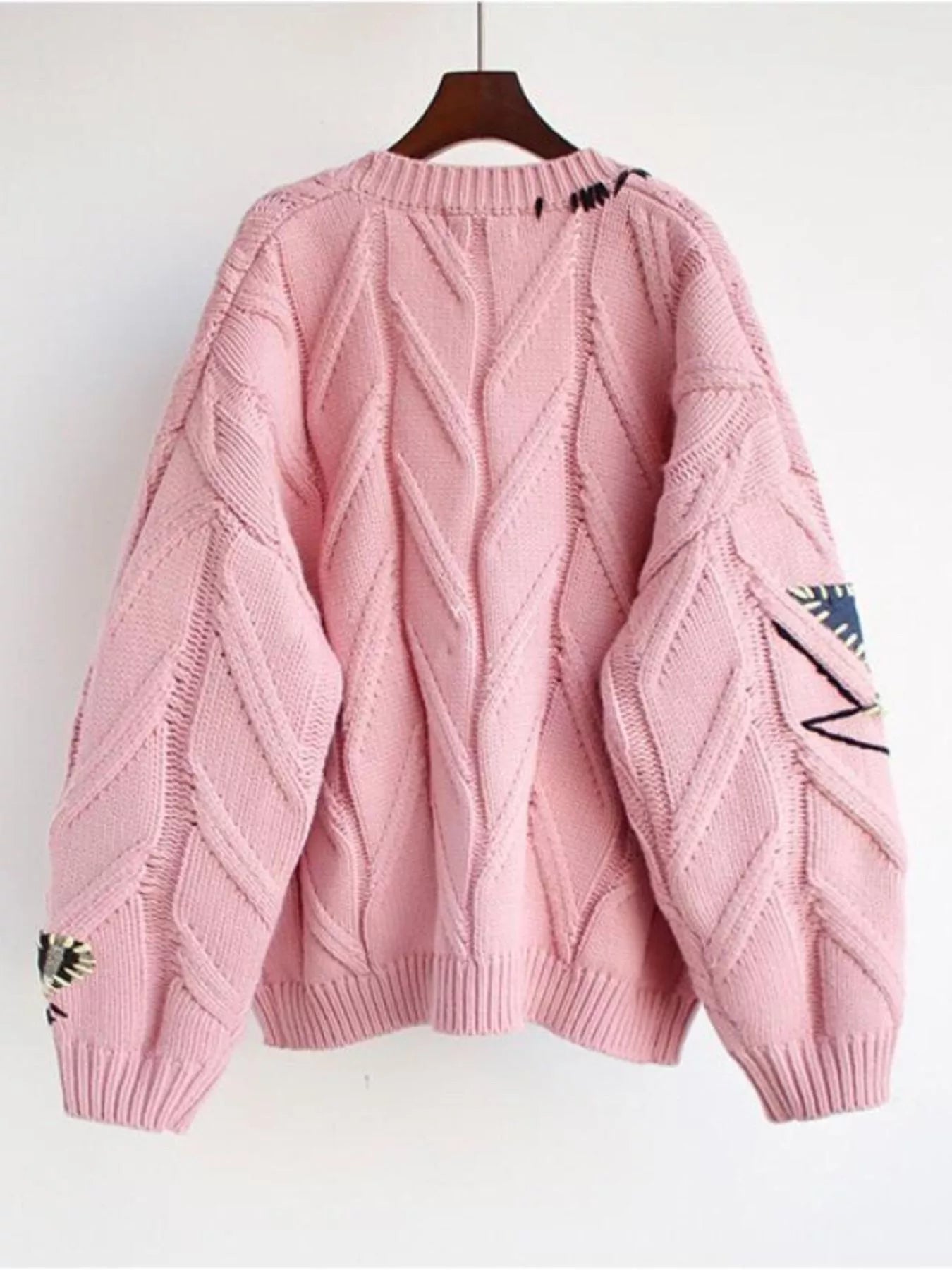 Cable Knit Button Up Cardigan | Cardigans Daverri Fashions