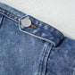 Button Up Cap Sleeve Denim Jacket - DAVERRI FASHIONS