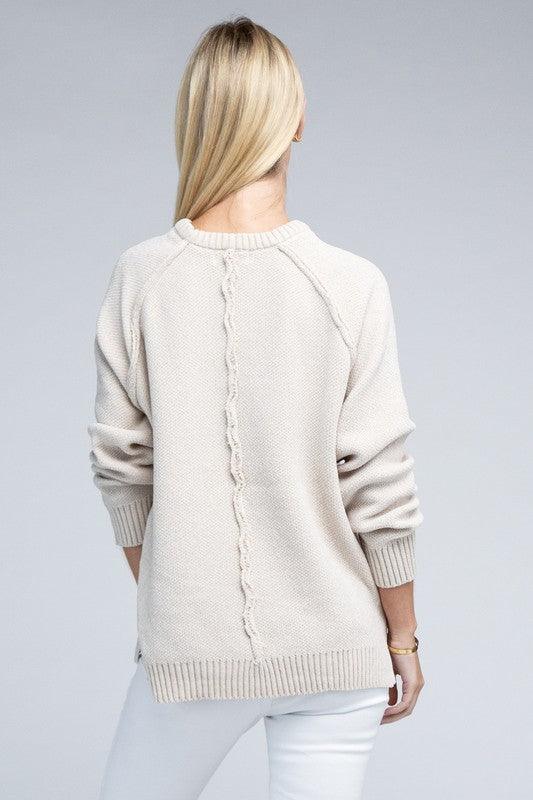 Zenana Chenille Sweater Sweaters