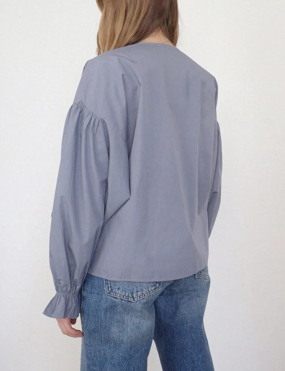 Tied Flounce Sleeve Blouse | Blouses Daverri Fashions