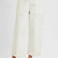 RISEN Full Size High Rise Crop Wide Barrel Cargo Pocket Jeans Plus Size Cargo Jeans