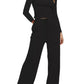 Daverri Fashions Full Size Casual Long Sleeve Top and Pants Set Plus Size - DAVERRI FASHIONS