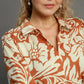 Umgee Full Size Floral Tiered Midi Shirt Dress Plus Size Midi Dresses