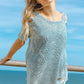 BiBi Laser Cut Mineral Washed Loose Fit Thermal Top - DAVERRI FASHIONS