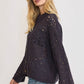 Umgee Hollow Out Button Down Cardigan Cardigans