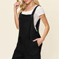 Double Take Full Size Textured Shortalls Shortalls