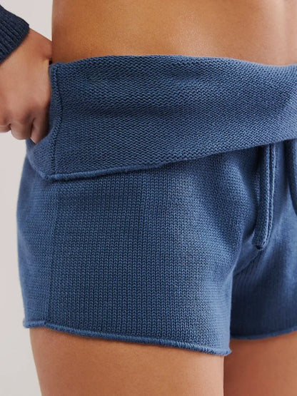 Tied Casual Shorts - DAVERRI FASHIONS