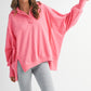 Tamika Henley Sweatshirt FLAMINGO S