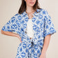 VERY J Tropical Printed Shirt Top and Shorts Set Shorts Sets