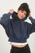 HYFVE Drop Shoulder Cropped Hoodie - DAVERRI FASHIONS