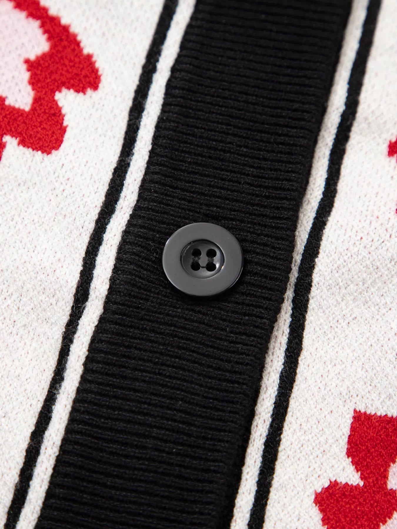 Daverri Fashions Floral Button Down Cardigan with Geometric Border - DAVERRI FASHIONS