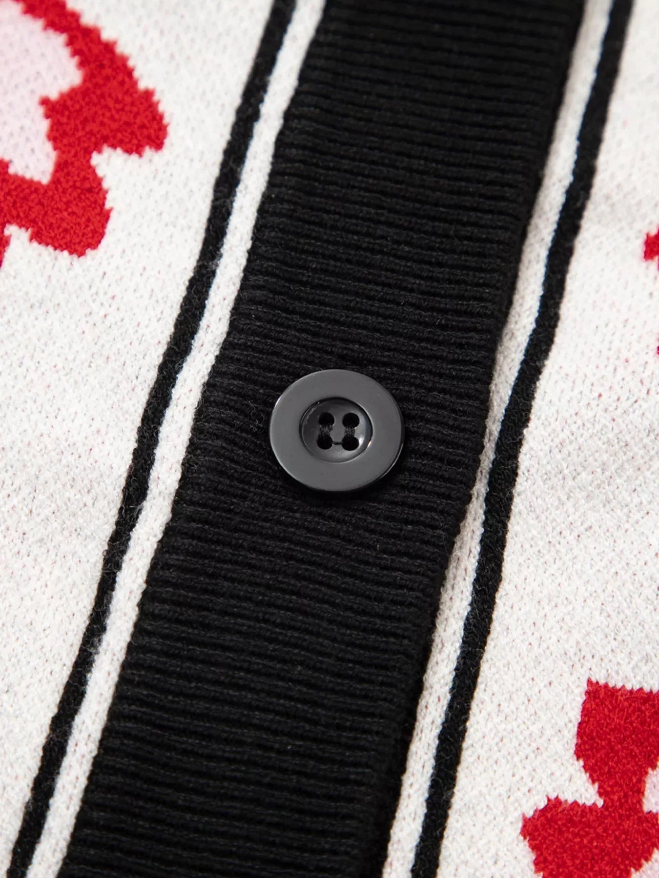 Daverri Fashions Floral Button Down Cardigan with Geometric Border - DAVERRI FASHIONS