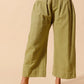 SO ME Mid Rise Wide Leg Chino Pants With Pockets SAGE Pants