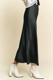Davi & Dani High Waist Midi Skirt | Skirts Daverri Fashions