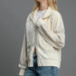 Umgee Two-Way Jacquard Zip-Up Jacket
